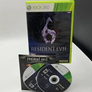 Resident Evil 6 (Microsoft Xbox 360, 2012) 2 disc